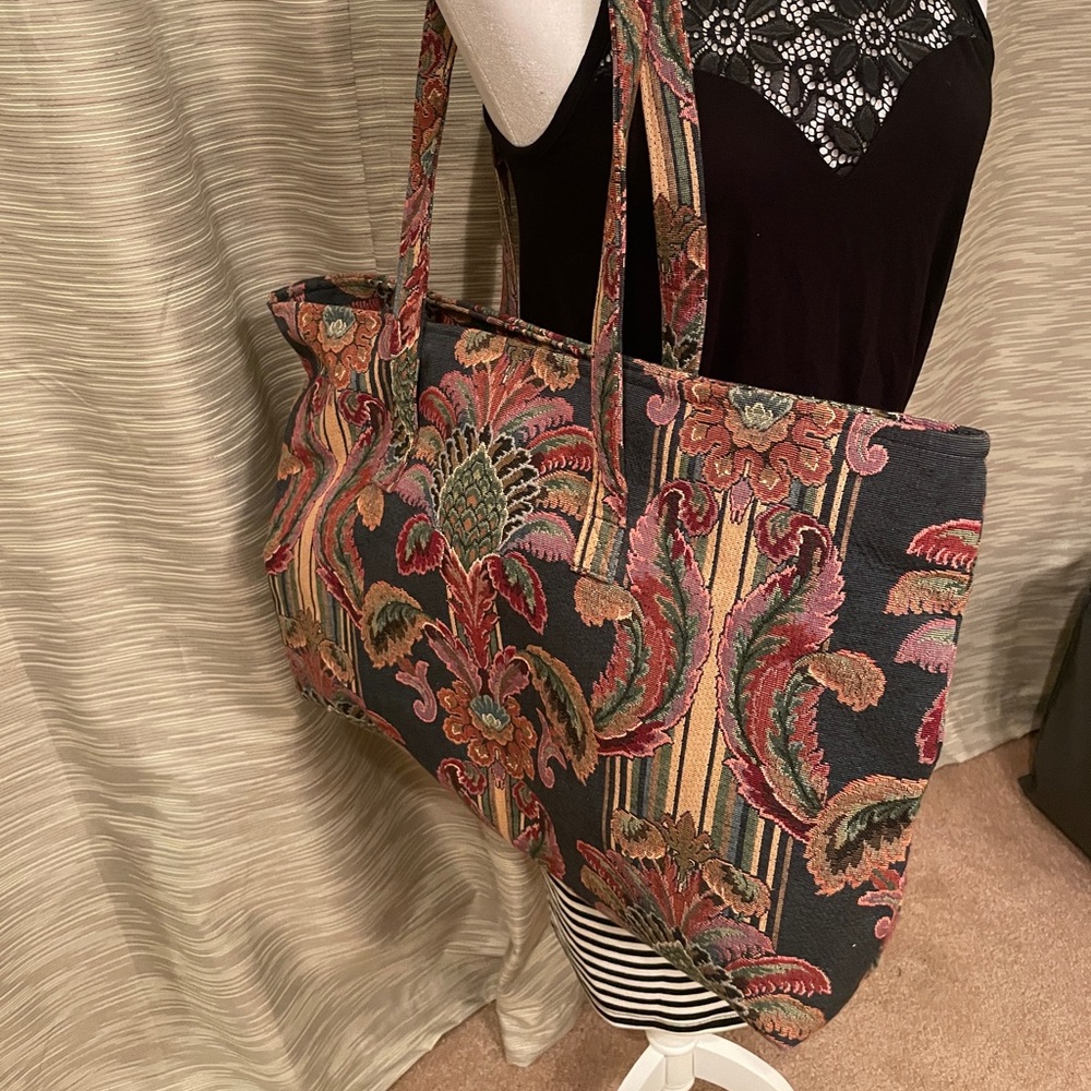 Saks Fifth Avenue Tapestry Bag